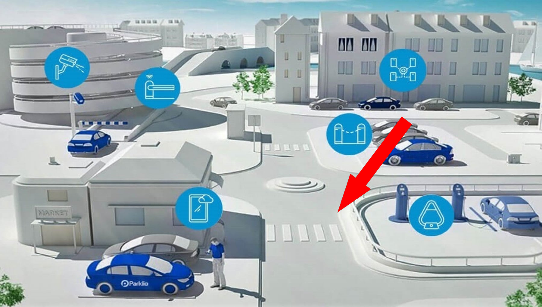 Умные парковки решают проблему трафика в российских городах
